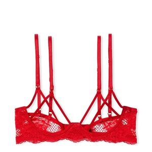 💕 Victoria's Secret Very Sexy Unlined Open Cup Underwire Cage Bra 💕
